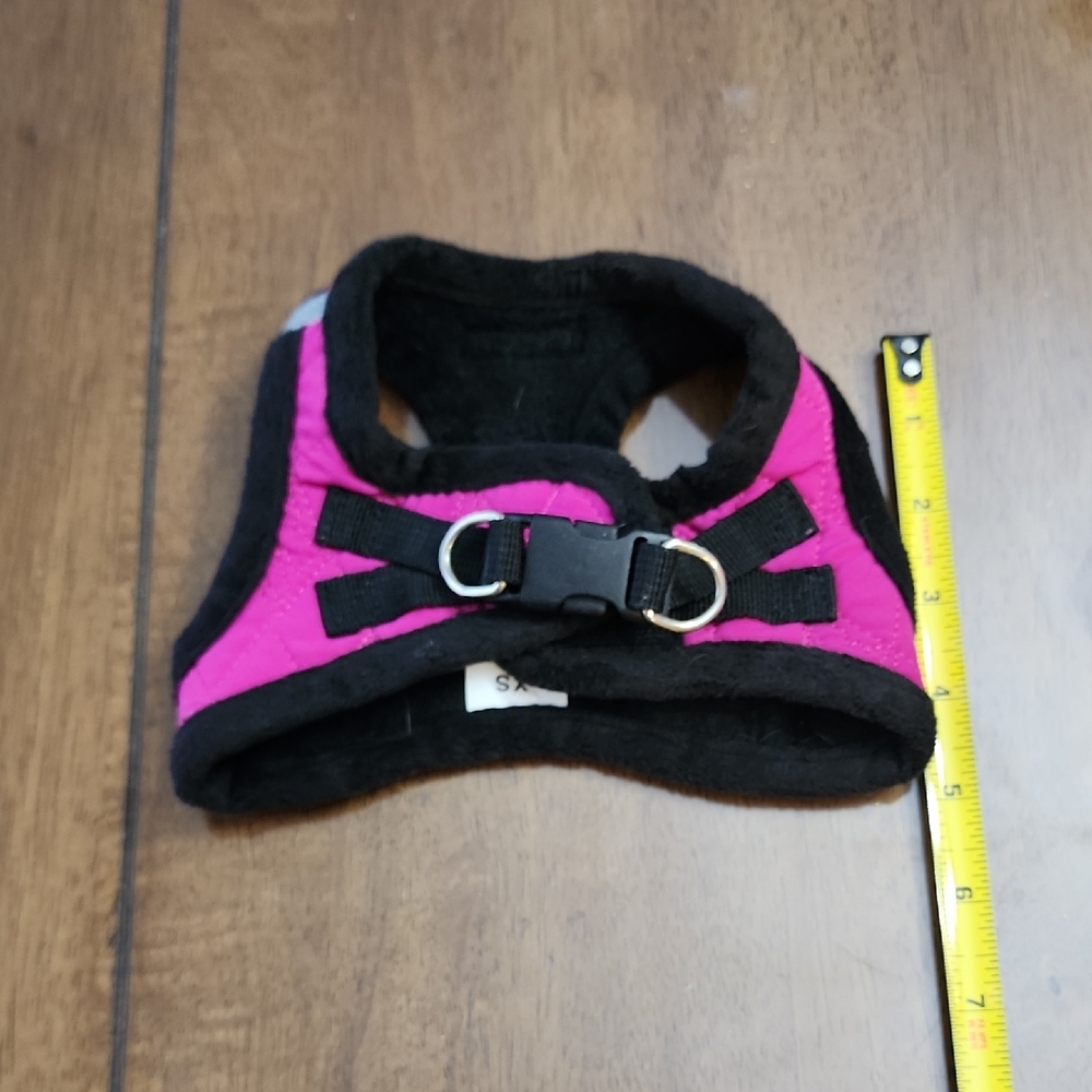 Pink and Black Pet Harness